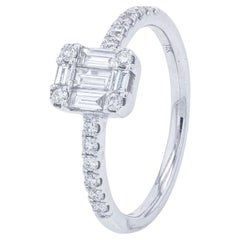14K WG .51 CT Diamond EFFY Ring