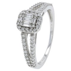 14K WG Simply Vera By Vera Wang .50 CTW Diamond Engagement Ring