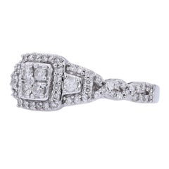 14K WG Simply Vera By Vera Wang .63 CTW Diamond Engagement Ring