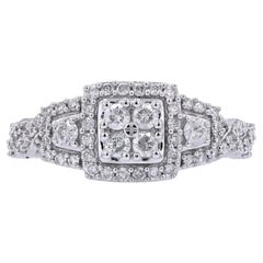 14K WG Simply Vera By Vera Wang .63 CTW Diamond Engagement Ring