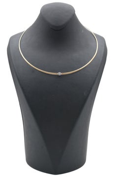 14K White and yellow gold chain with natural diamond_123873
