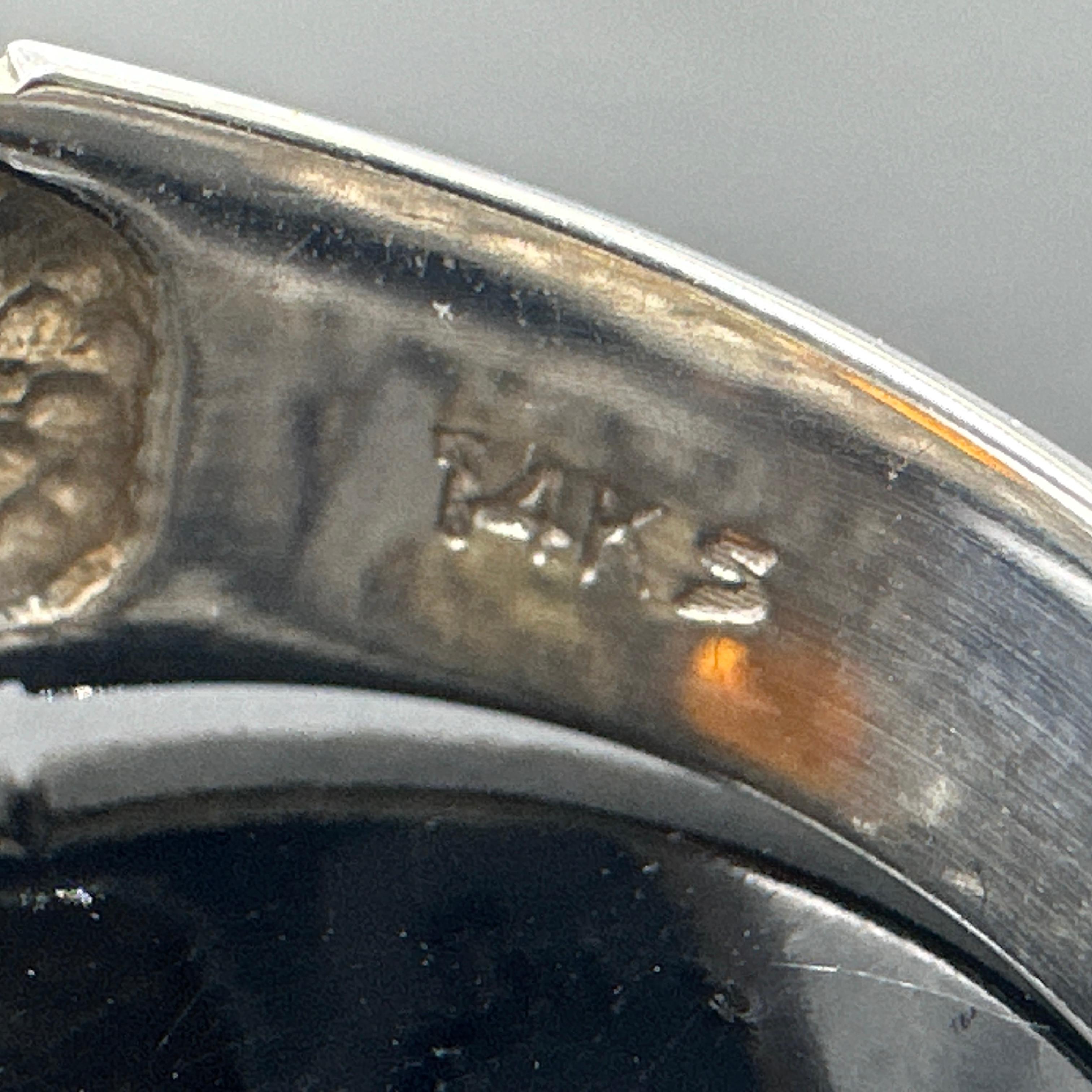 14k White and Yellow Gold Citrine and Diamond Ring. 1.38TCW 2