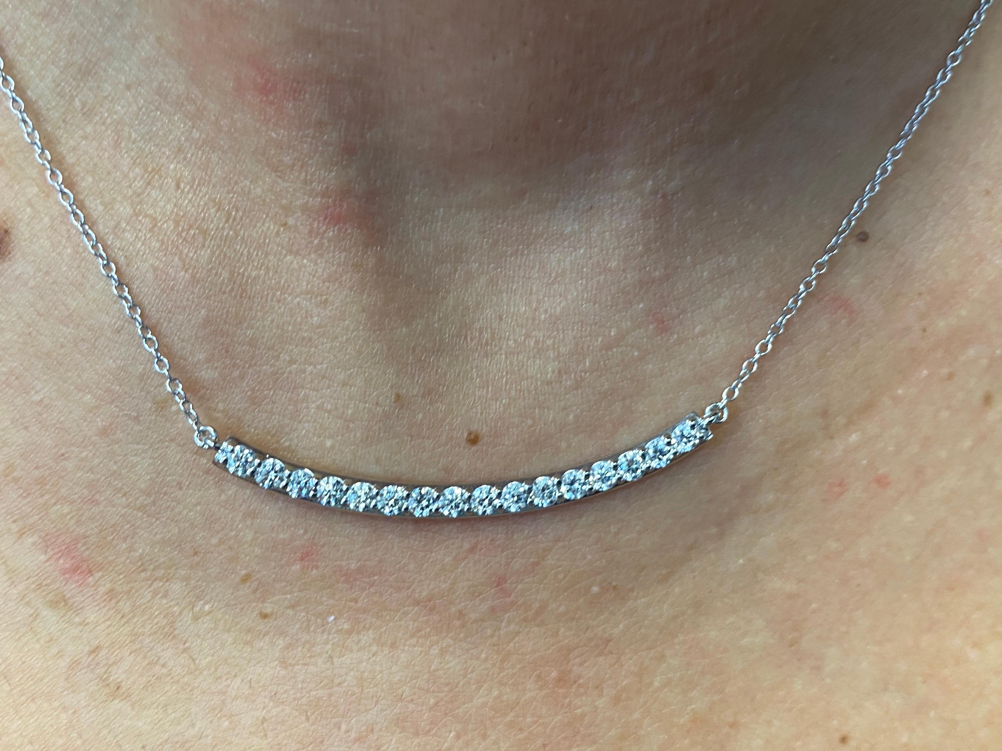 costco diamond bar necklace