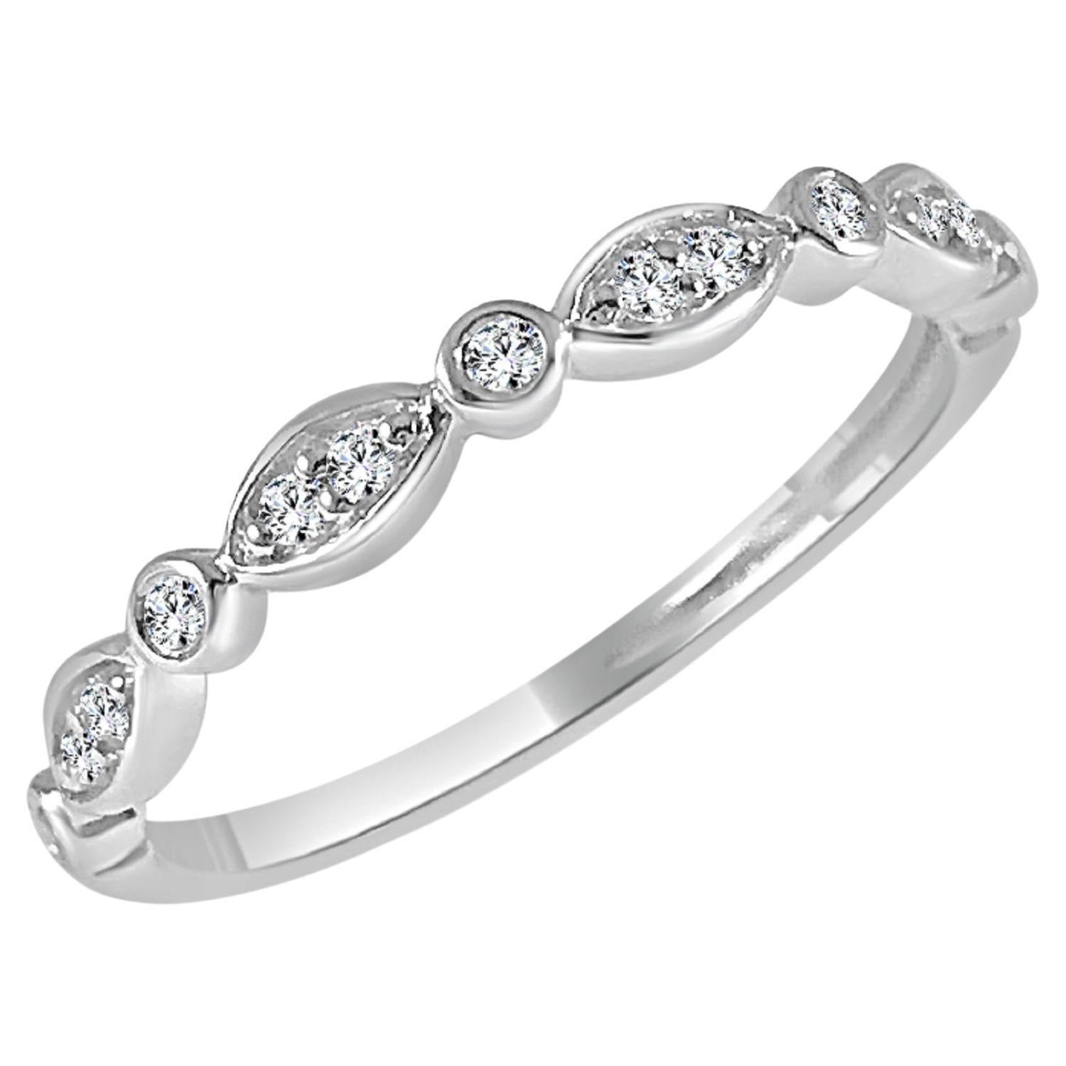 14K White Gold 1.60 Ct Diamond Ring for Her For Sale at 1stDibs