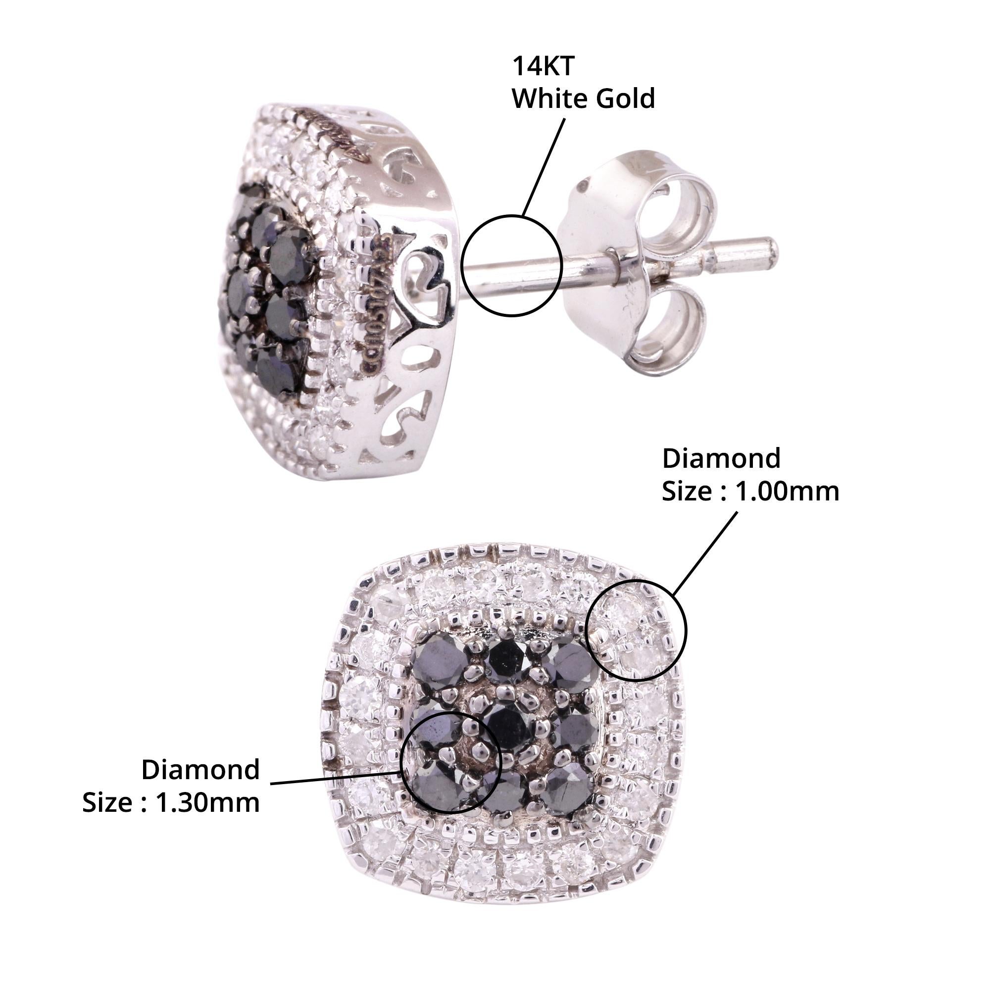 Item details:-

✦ SKU:- JER00717WWW

✦ Material :- Gold

✦ Metal Purity : 14K White Gold 

✦ Gemstone Specification:-
✧ Clear Diamond (l1/HI) Round - 1mm - 40 Pcs
✧ Real Black Diamond - 1.30mm - 40 Pcs
✧ Real Black Diamond - 1.40mm - 40 Pcs


✦