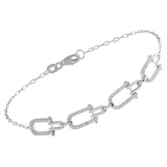 14K White Gold 0.25ct Diamond Bracelet BR10529-W
