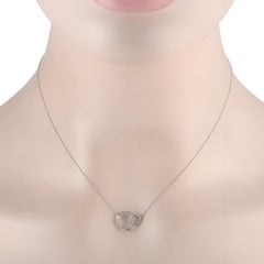 14K White Gold 0.25ct Diamond Necklace