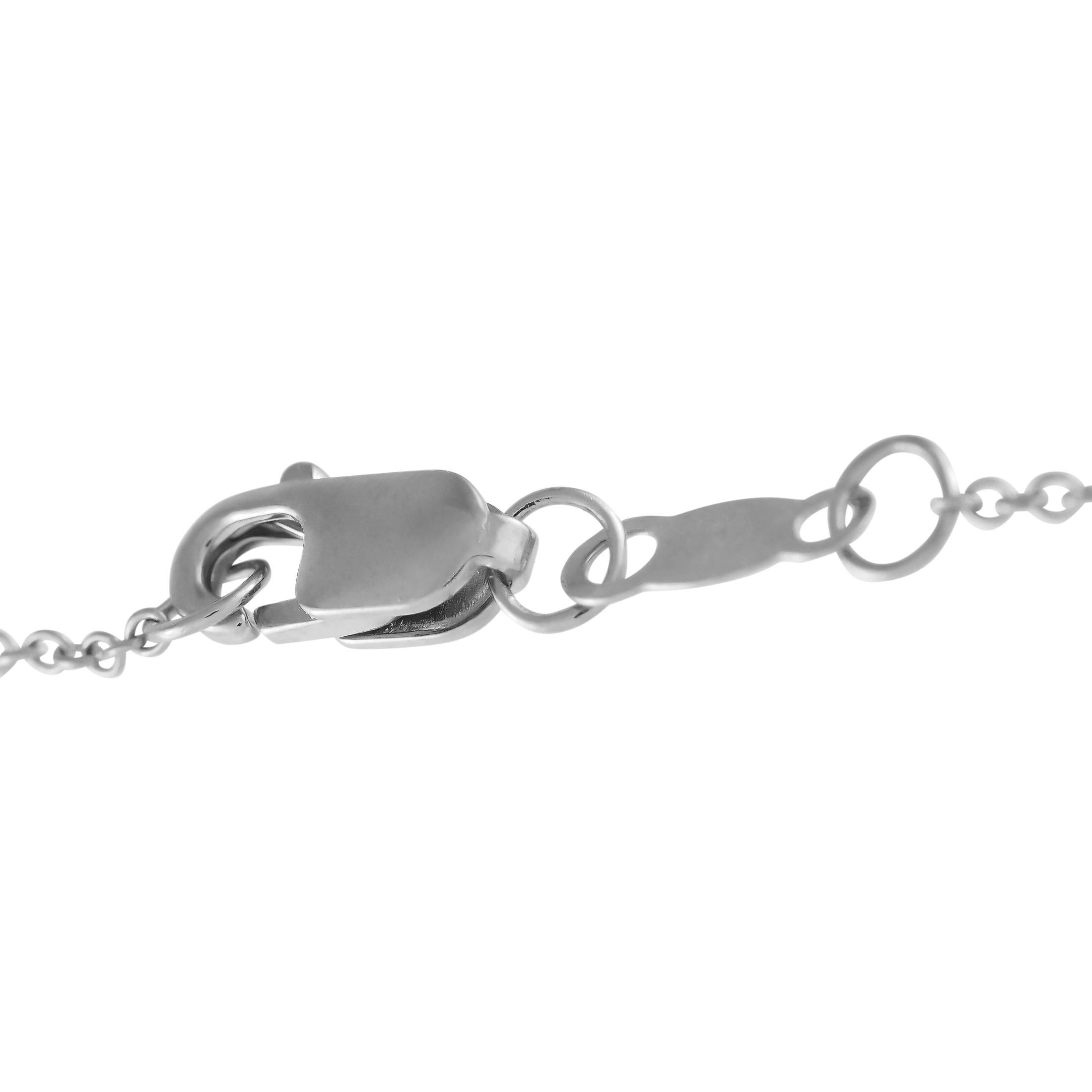 Round Cut 14K White Gold 0.25ct Diamond Quatrefoil Bracelet BR09874-W