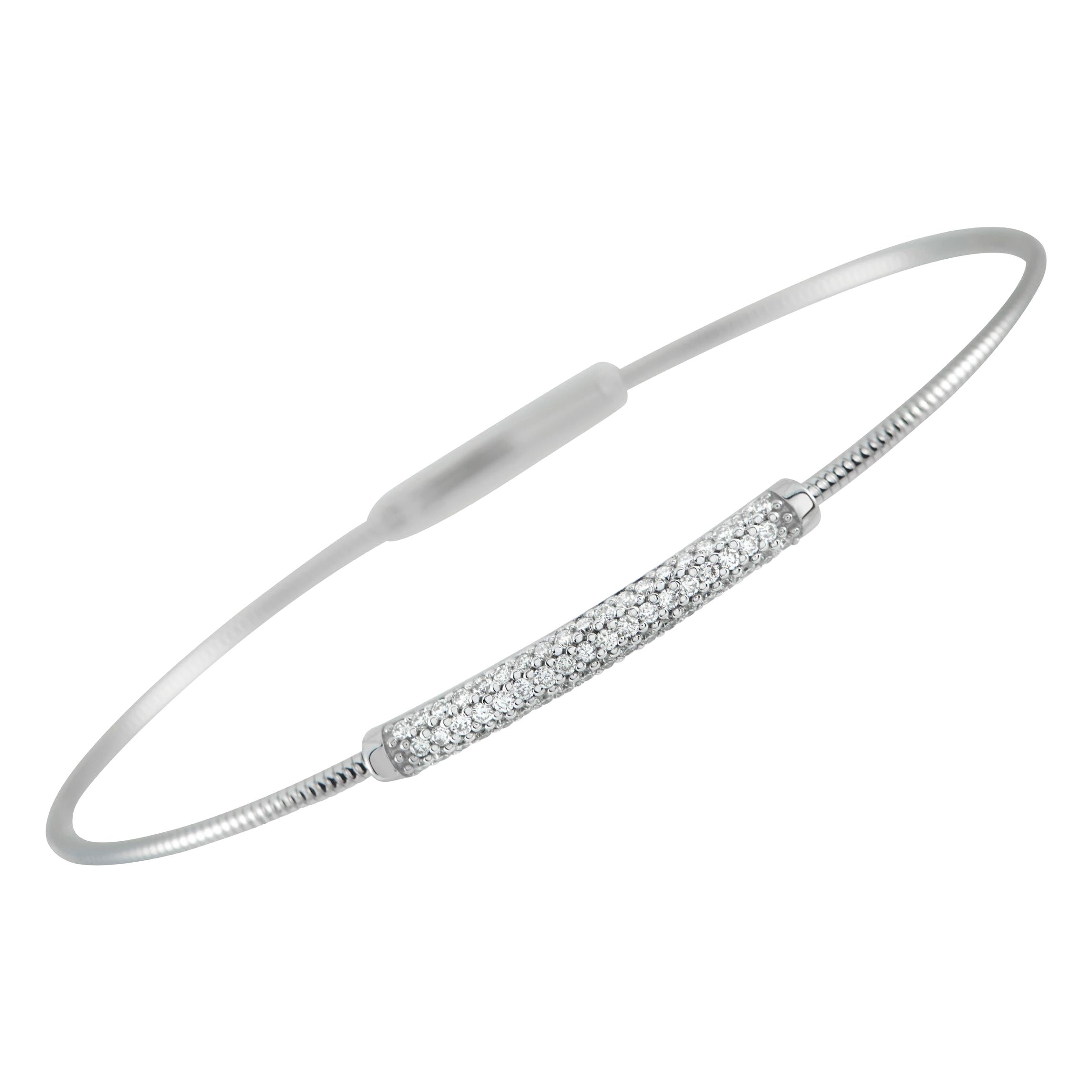 Bracelet en or blanc 14K avec 0,37ct de diamant MF03-111925 en vente