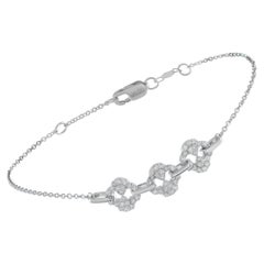 Bracelet en or blanc 14K avec 0,40ct de diamant BR10522-W