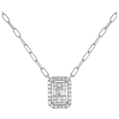14K White Gold 0.40ct Diamond Necklace NK01380 14K White Gold 0.40ct Diamond Necklace NK01380