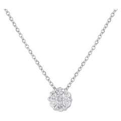 14K White Gold 0.40ct Diamond Necklace PN15219 14K White Gold 0.40ct Diamond Necklace PN15219