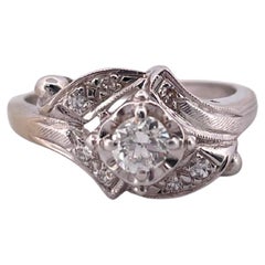 14k White Gold 0.40ctw Diamond Ring