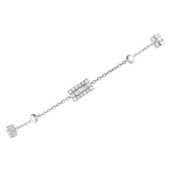 14K White Gold 0.45ct Diamond Bracelet