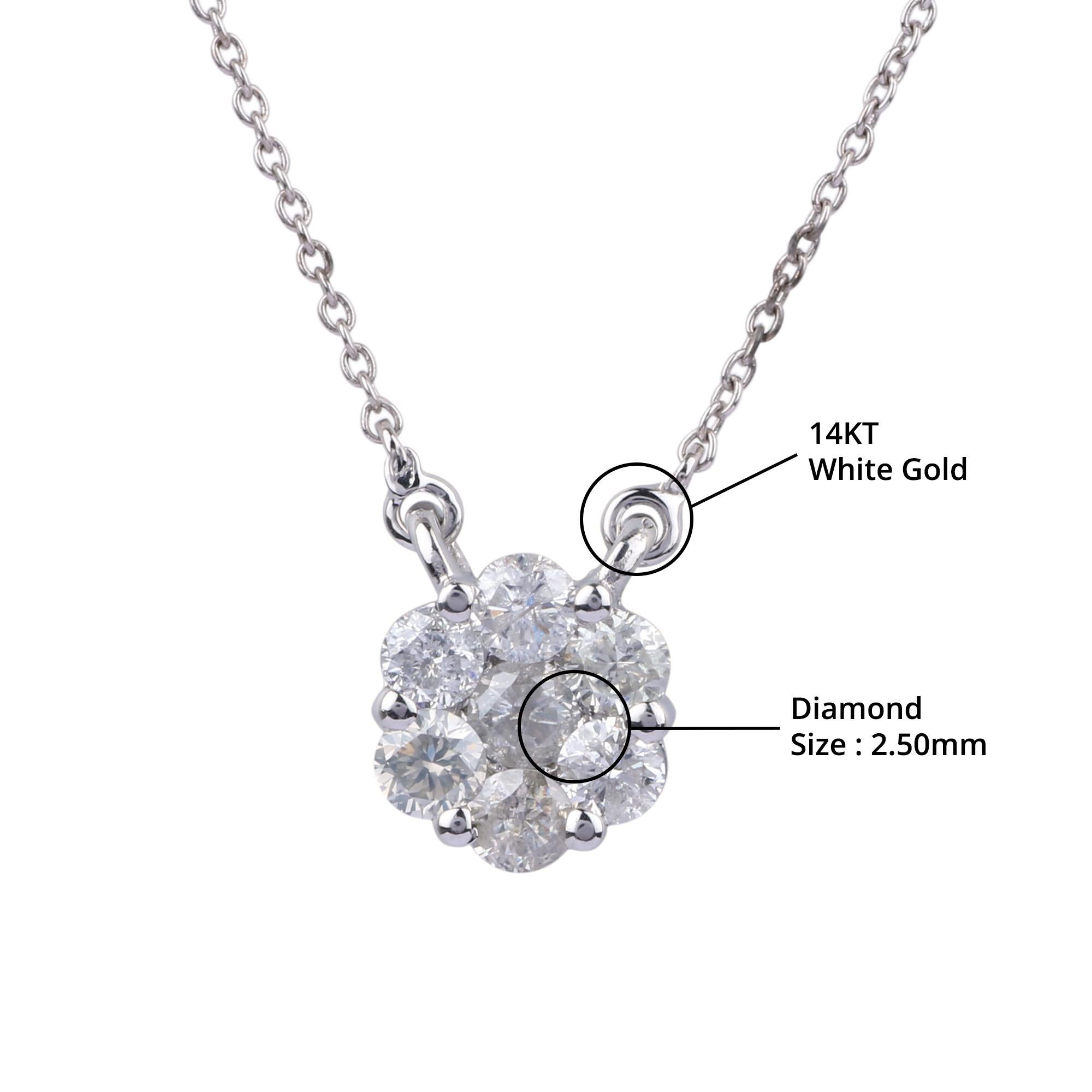 Détails de l'article:-

✦ SKU:- JNC00003WWW

✦ Matériau :- Or

✦ Pureté du métal : or blanc 14K

✦ Gemstone Specification:- 
✧ Diamant rond transparent (l1/H1) - 2.50 mm - 7 pièces


✦ Approx. Poids du diamant clair : 0,481 carat


✦ Approx. Poids