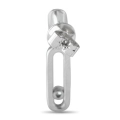 14K White Gold 0.50 ct Diamond Drop Earrings