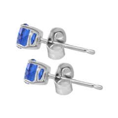 14K White Gold 0.56cts Tanzanite Earring, Style#ER4RD100