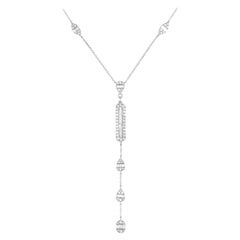 14K White Gold 0.90ct Diamond Necklace