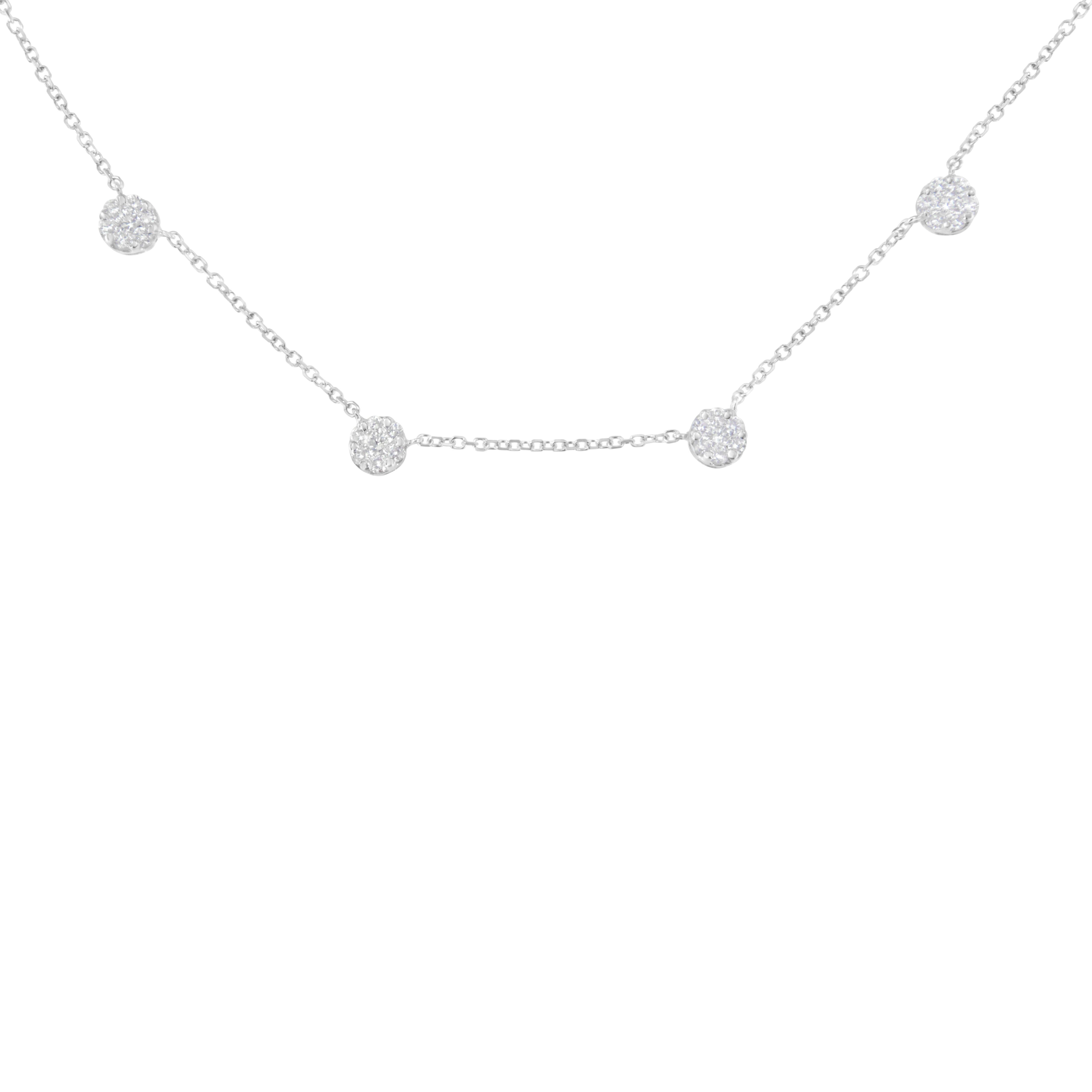 adjustable diamond necklace