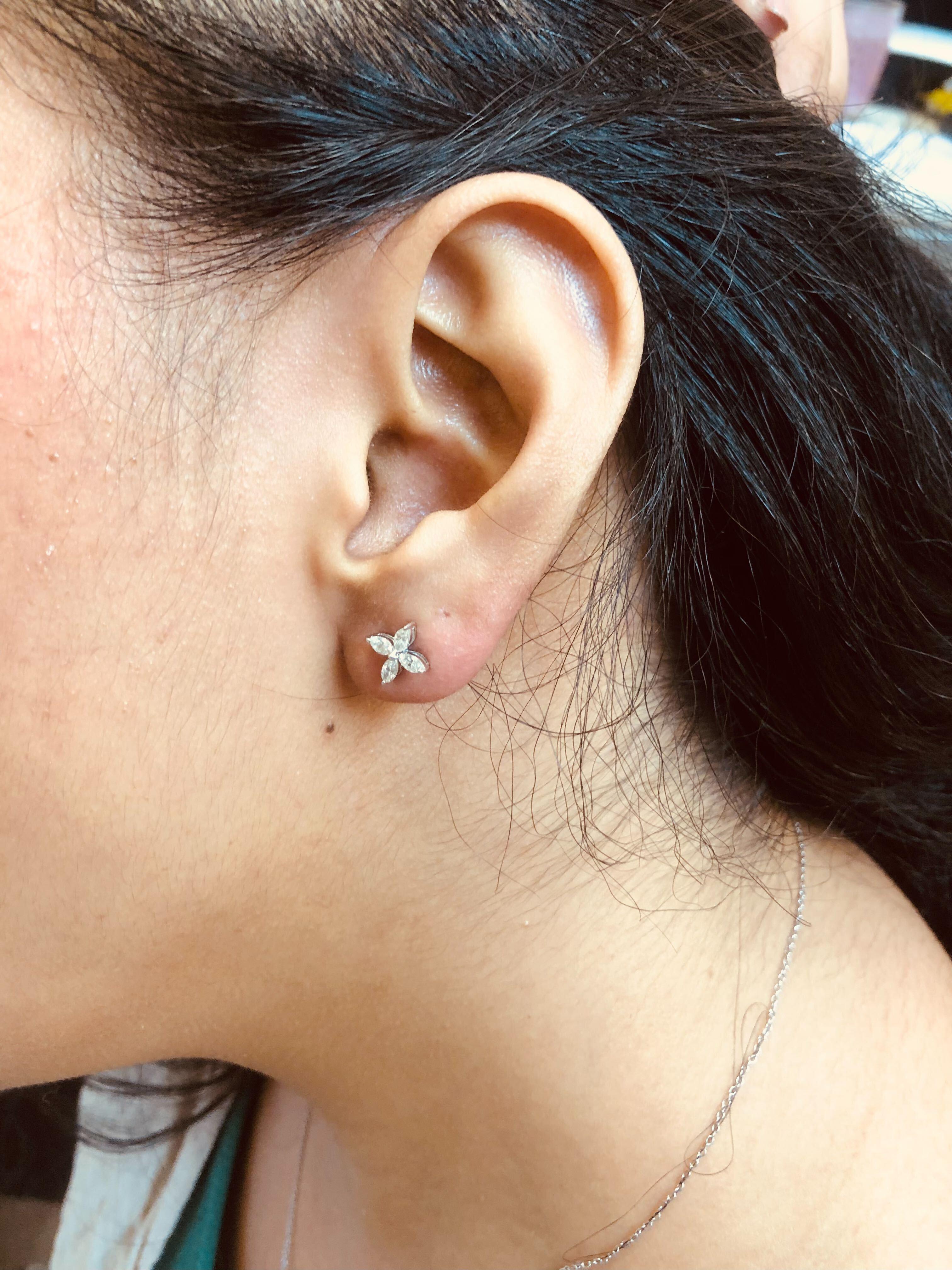 1 2 carat diamond earrings