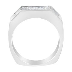 14K White Gold 1 3/4 Carat Channel Set Diamond Ring Band