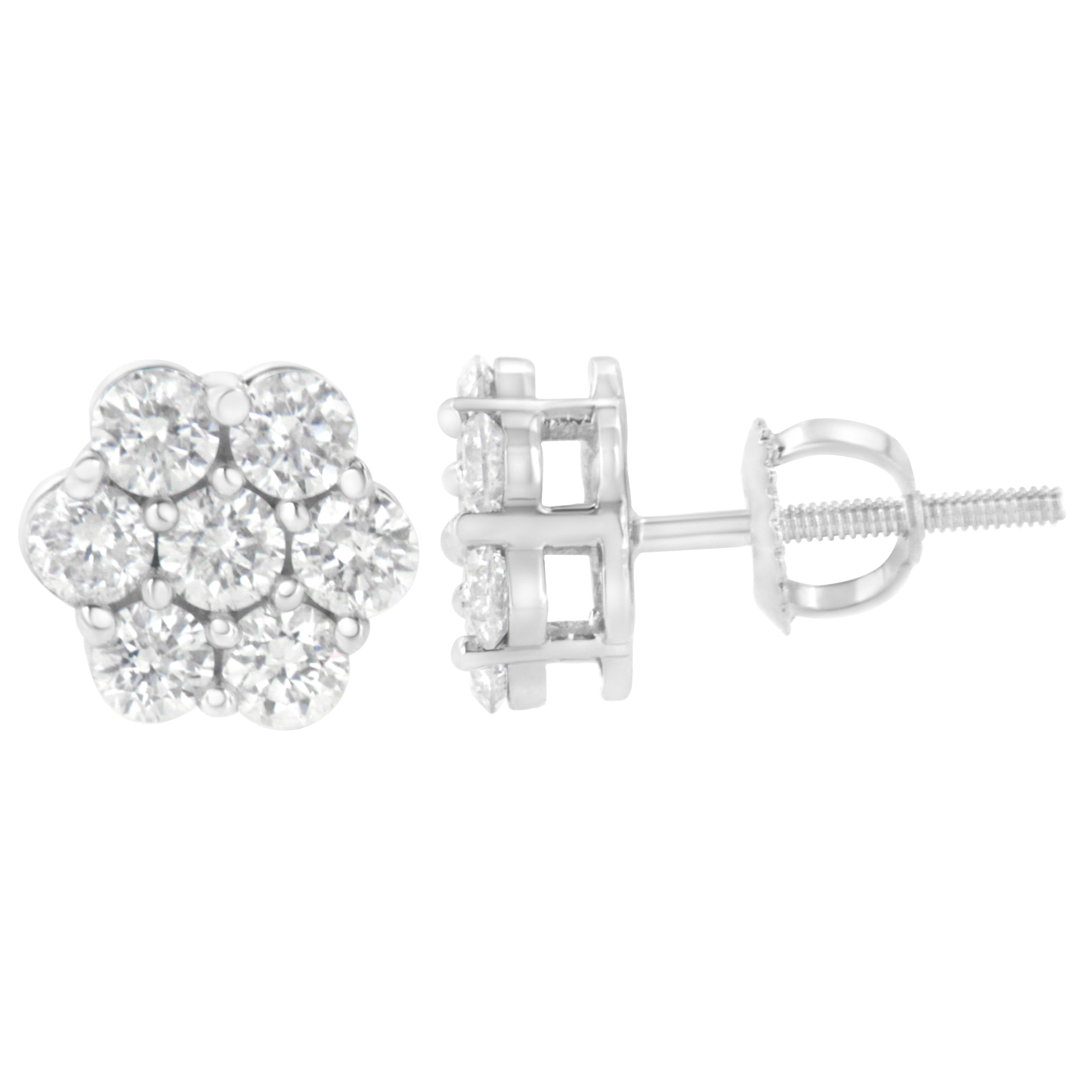 composite diamond earrings