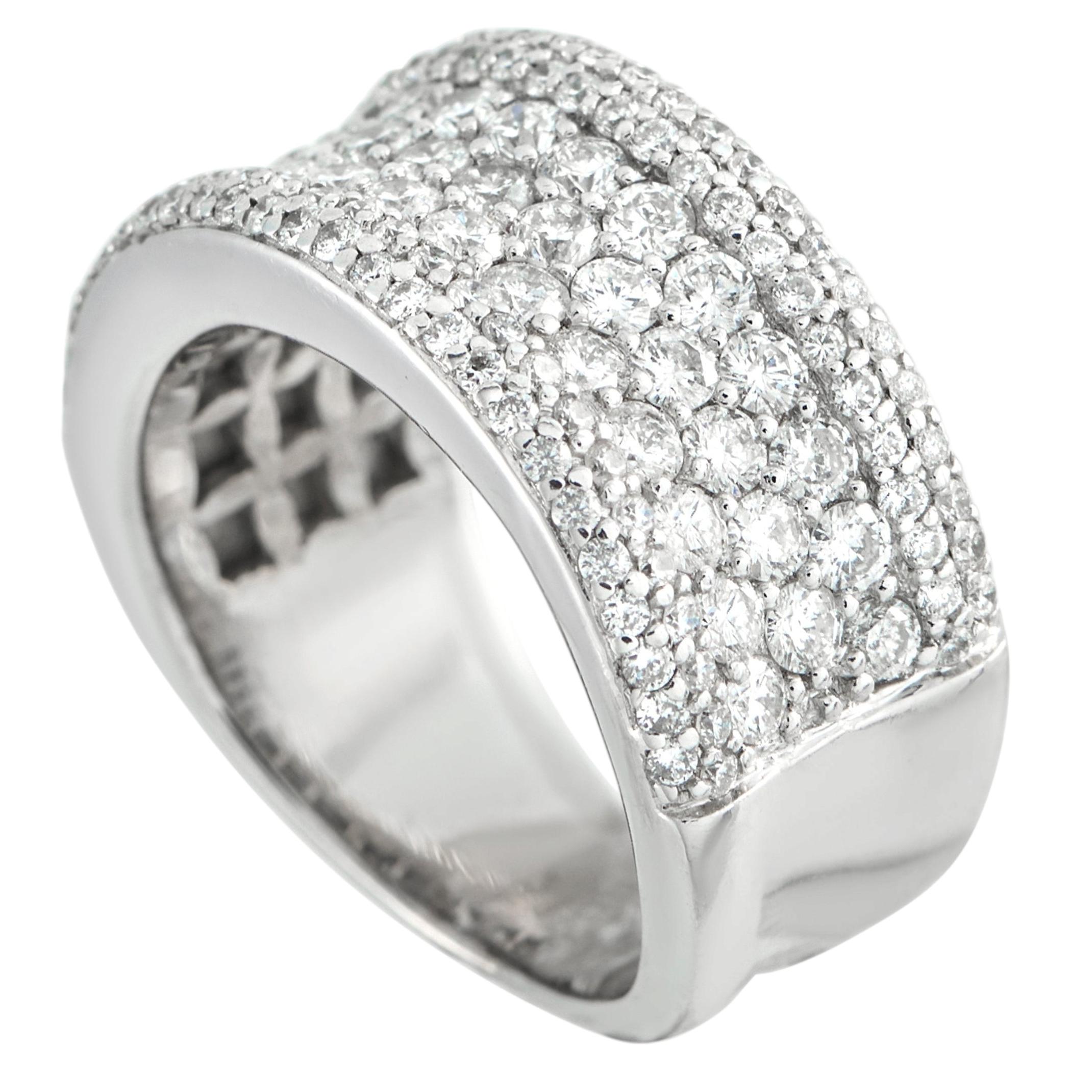 14K White Gold 1.08ct Diamond Ring MF16-022326