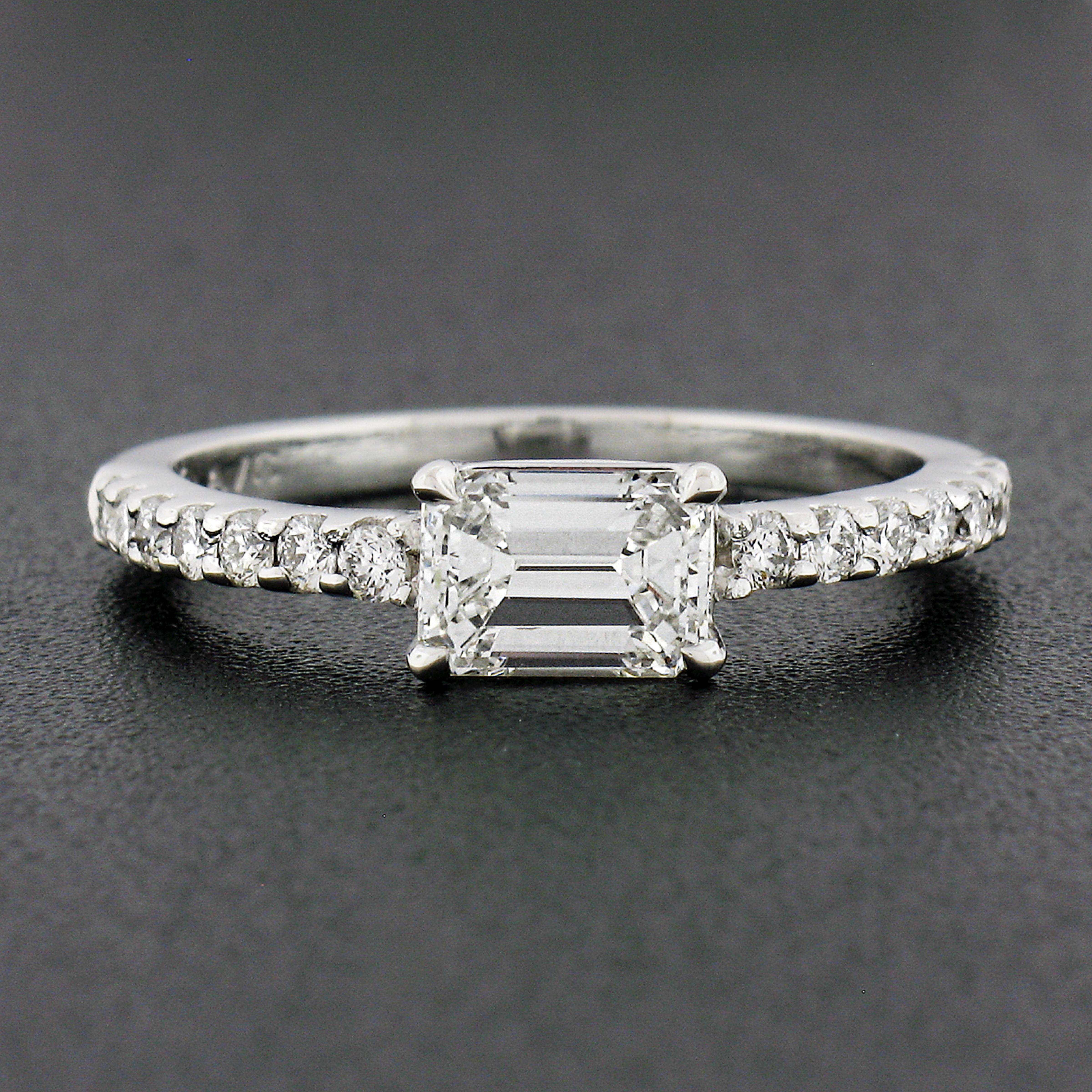 sideways diamond ring