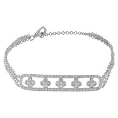 14K White Gold 1.25ct Diamond Bracelet BR09670-W