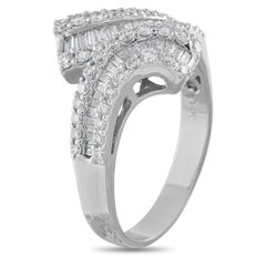 14K White Gold 1.54ct Diamond Ring MF30-062526