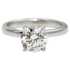 Bague en or blanc 14K avec 1,60ct de diamant, 3,8gr