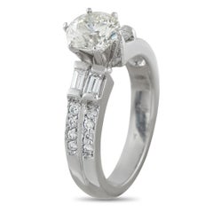 Ring aus 14-karätigem Weißgold mit einem Diamanten von 1,65 Karat, Art.-Nr. MF26-070126