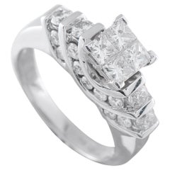 14K White Gold 1.84ct Diamond Ring MF10-011626