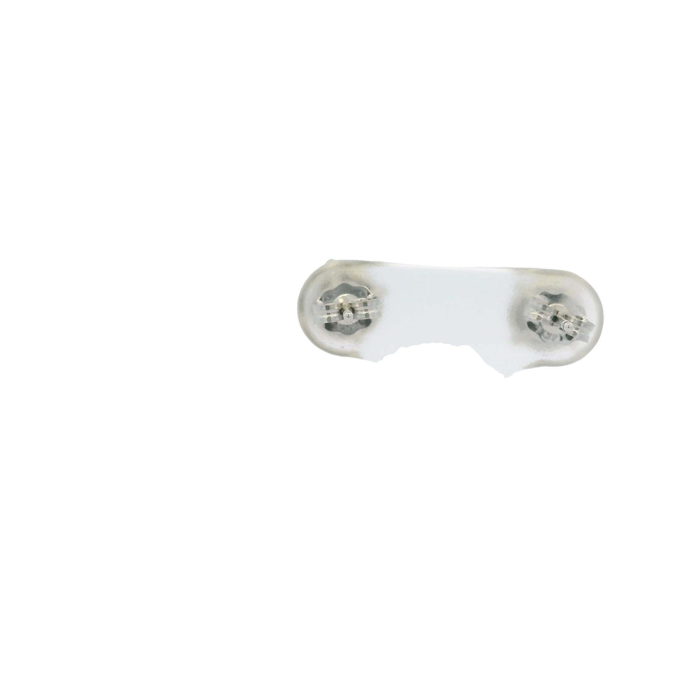 14k Weißgold 1,94ctw natürliche runde Diamant Ohrstecker im Angebot 7