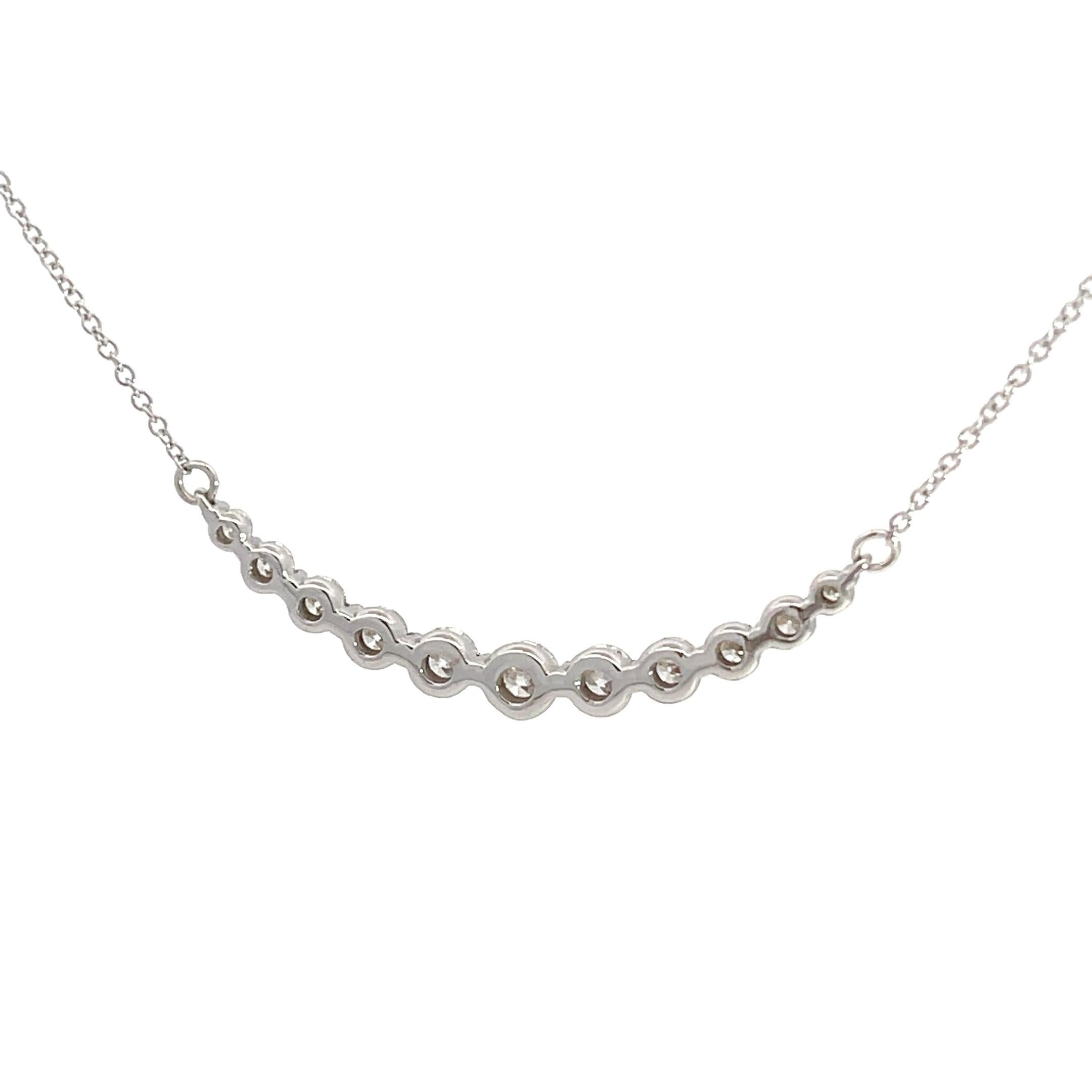 simple white stone gold necklace