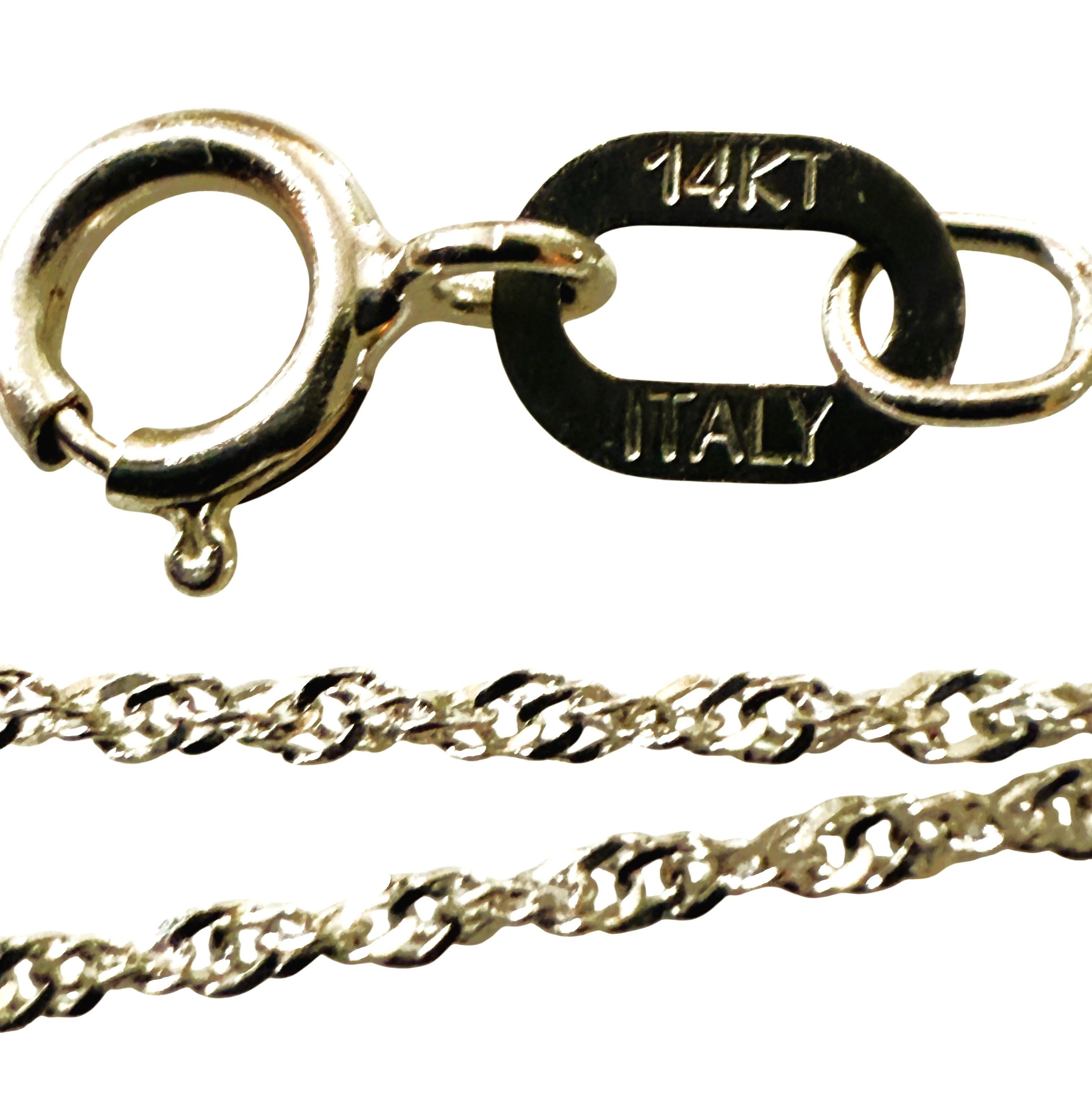 Collana in oro bianco 14k con ciondolo in topazio blu taglio radiante e diamante da 2 carati in vendita 4