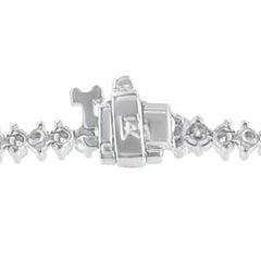 14k White Gold 2 ct TDW Round Cut Diamond Tennis Bracelet 'H-I, SI2-I1'