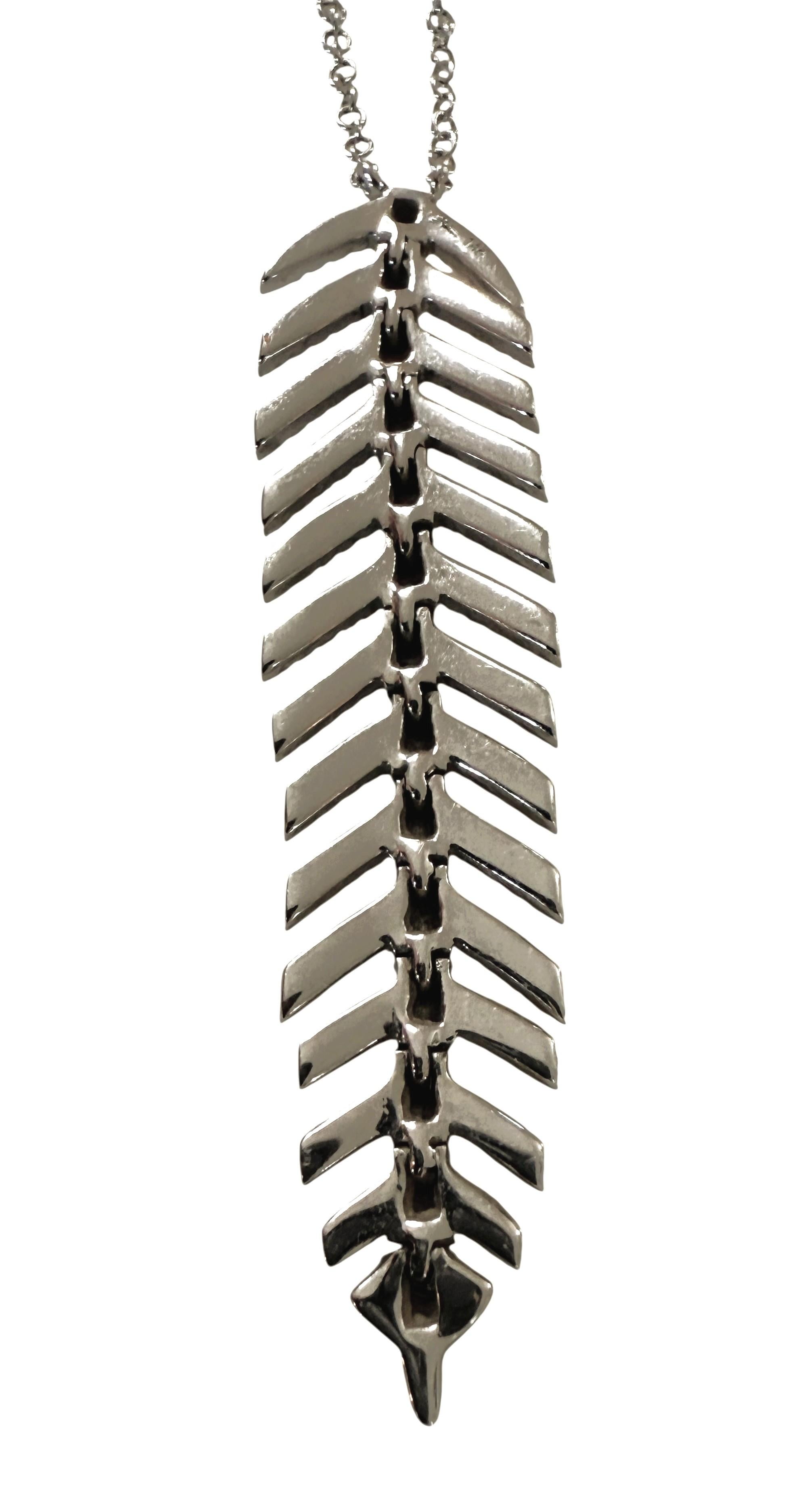 Collar de oro blanco de 14 quilates con colgante de pluma de diamantes de 0,20 quilates y cadena ajustable en venta 4