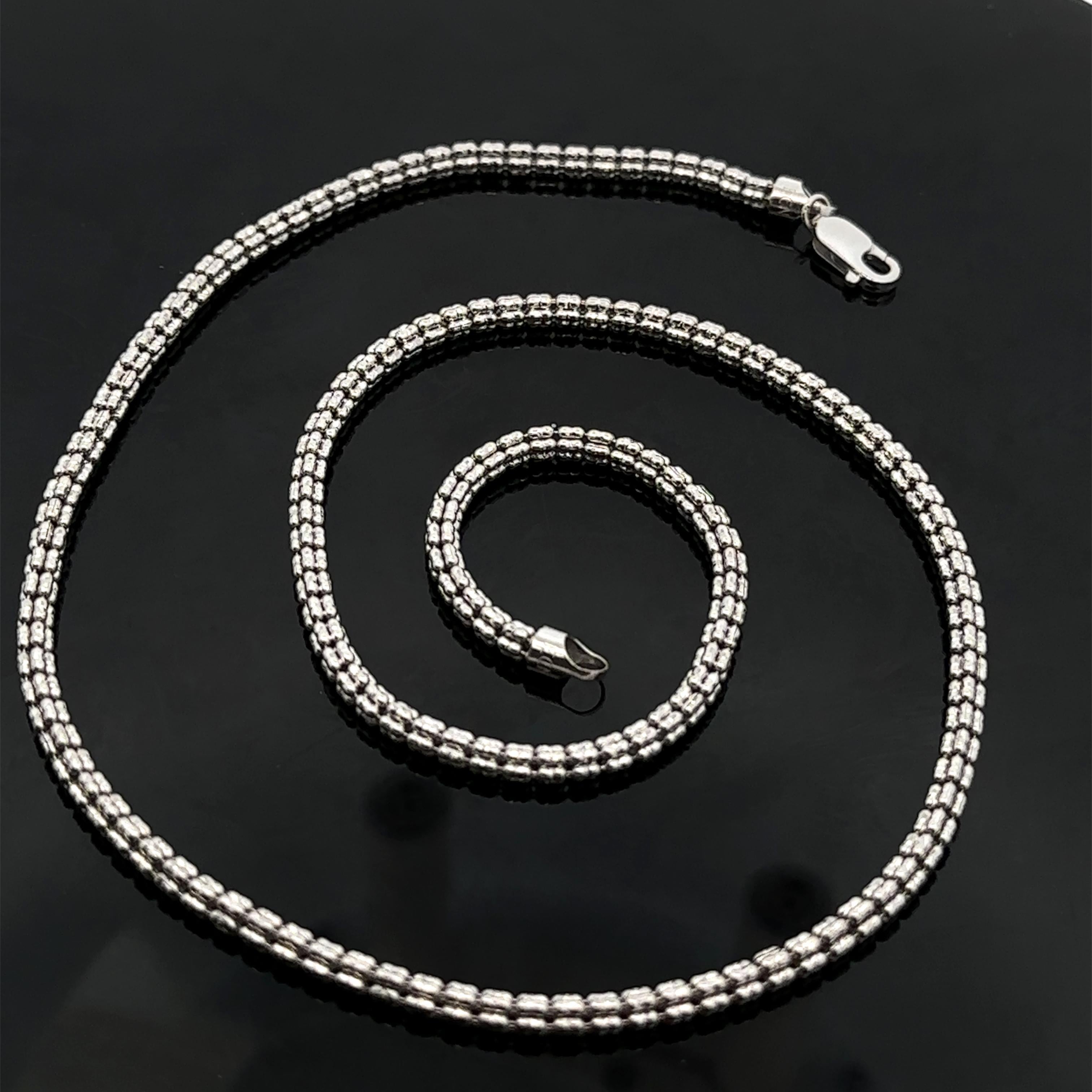 Women's 14k White Gold 20