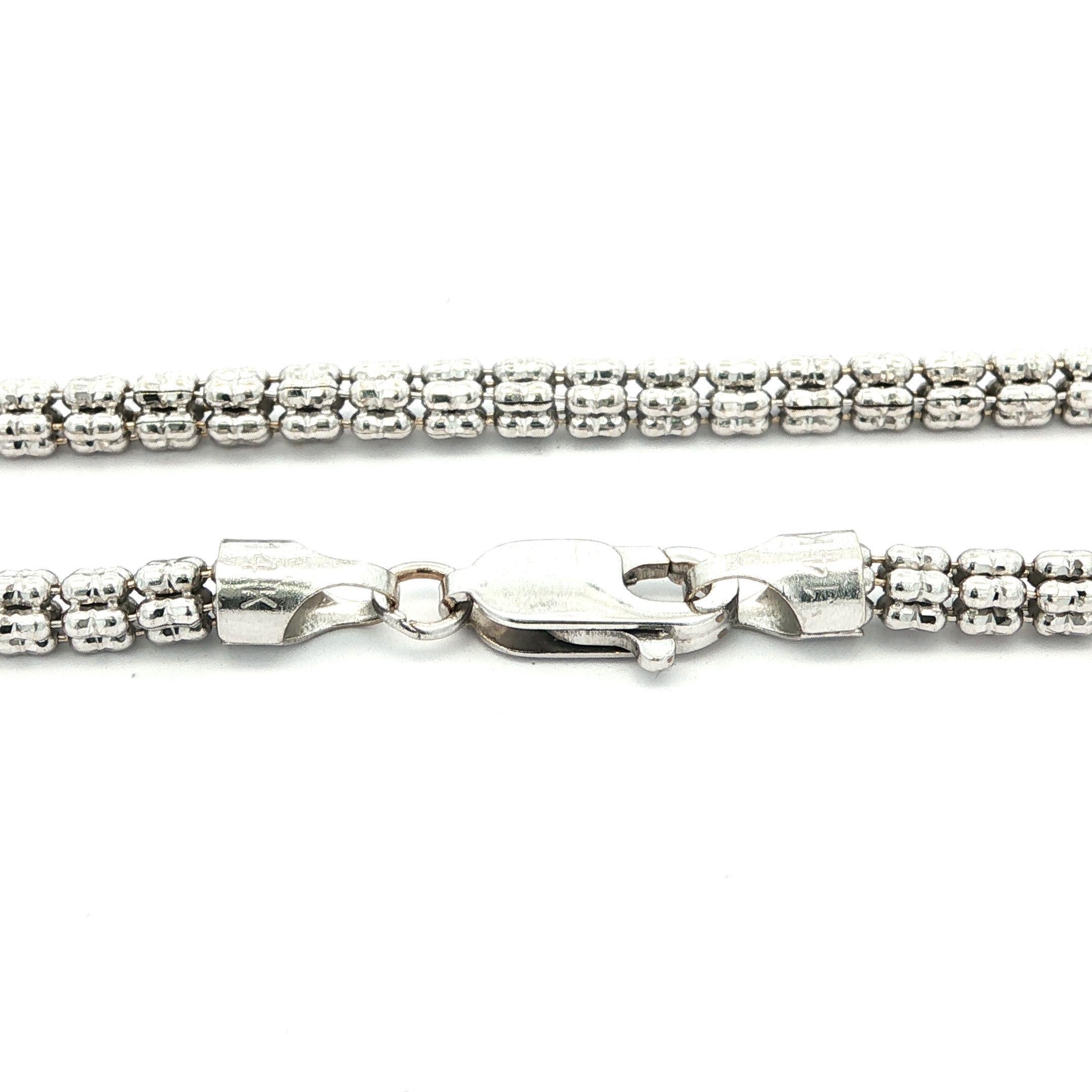 14k White Gold 20