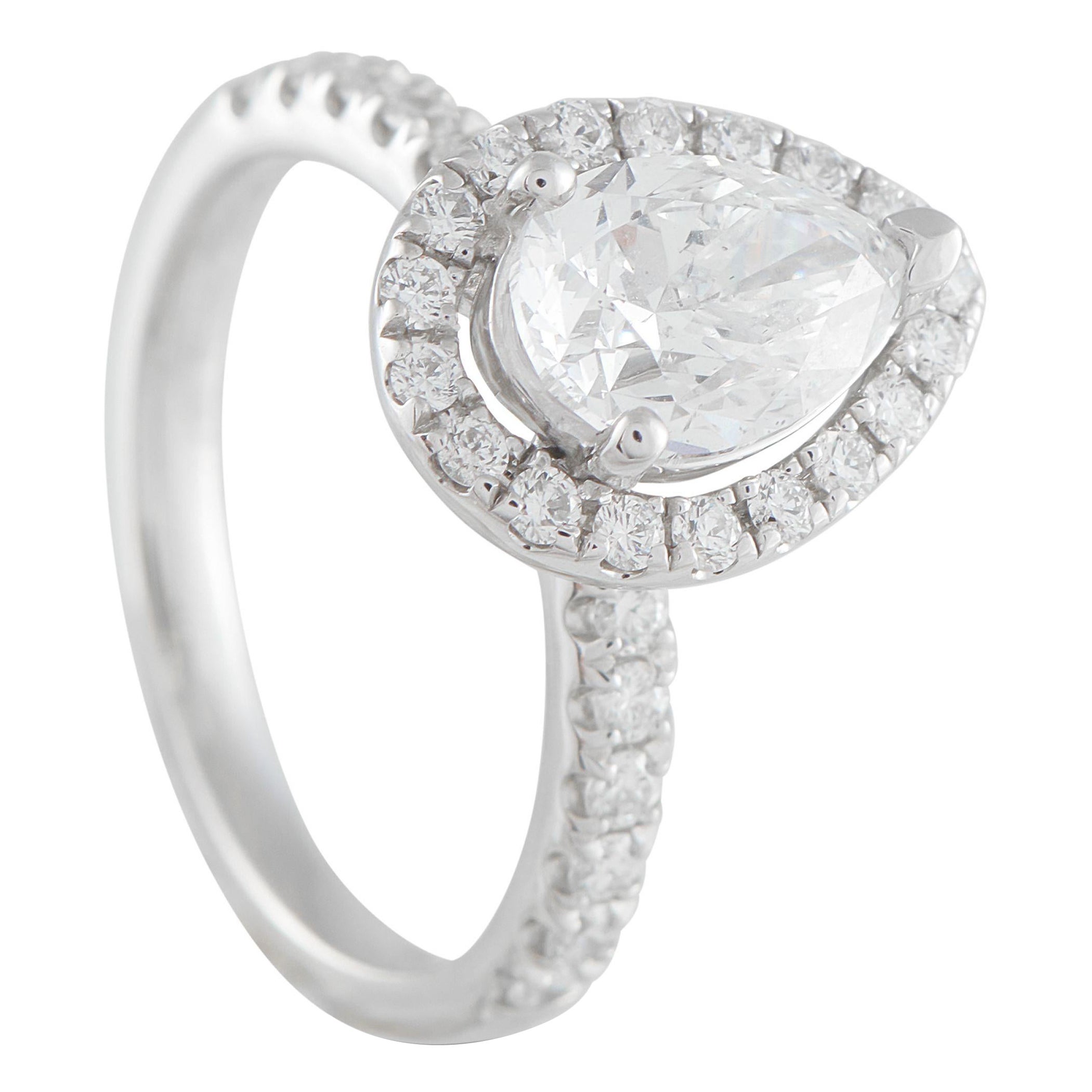 14K Weißgold 2,02ct Diamant Verlobungsring MF09-071825