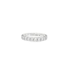 14k White Gold 2.03ct Round Brilliant Diamond Eternity Band