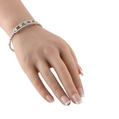 Bracelet en or blanc 14K avec 2.10ct de diamant