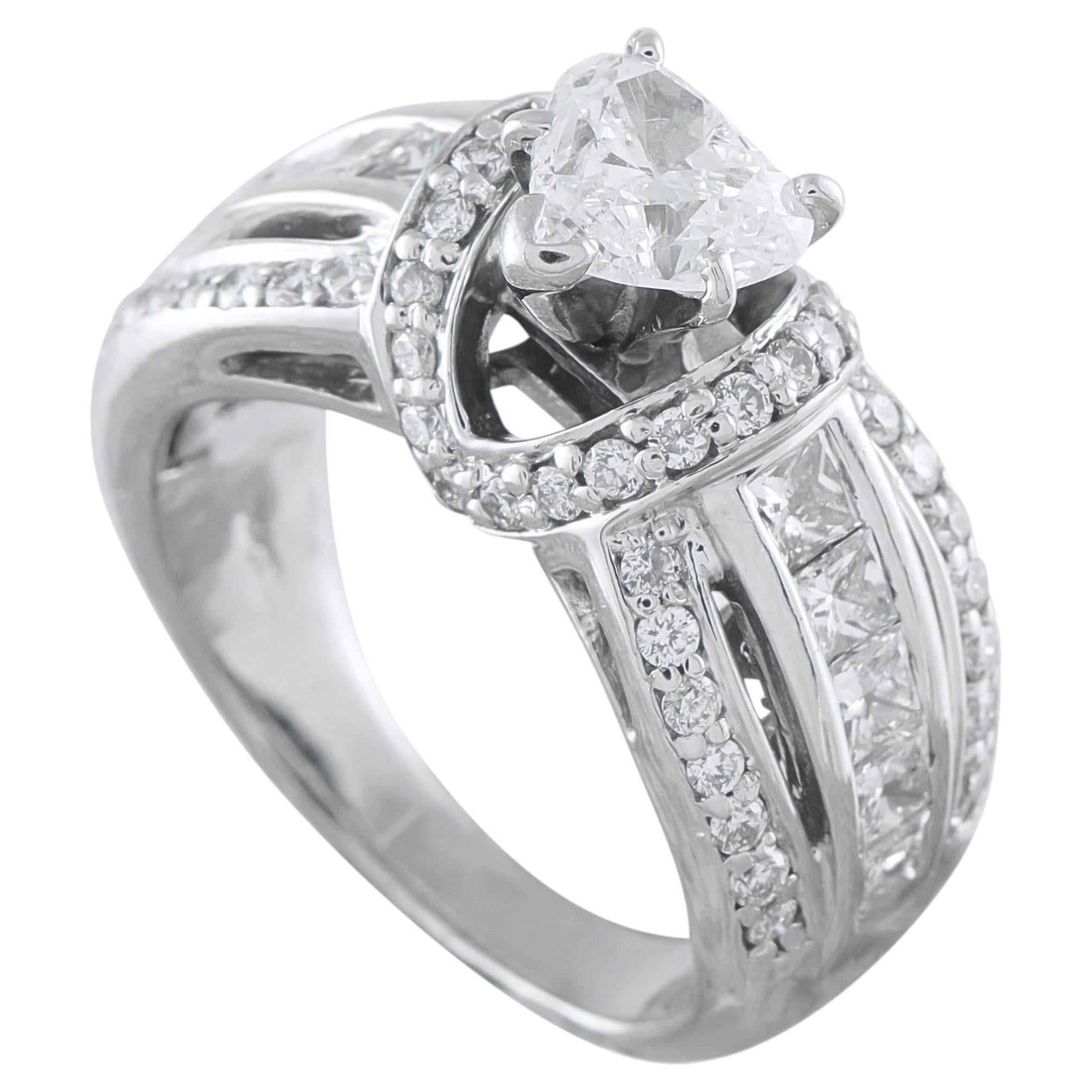 14K White Gold 2.20ct Diamond Ring MF18-050526