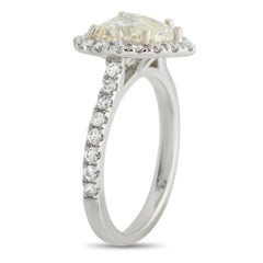 14K White Gold 2.31ct Diamond Heart Ring MF17-030326