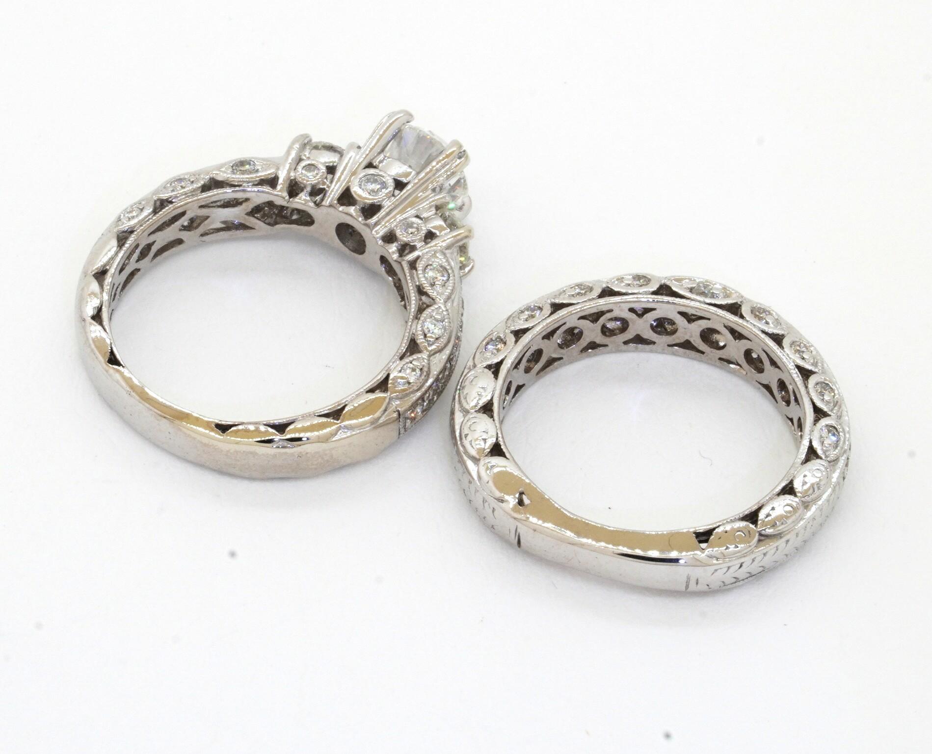 filigree wedding ring sets