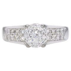 14k White Gold 2.44ct I SI1 Crown of Light Diamond Ring