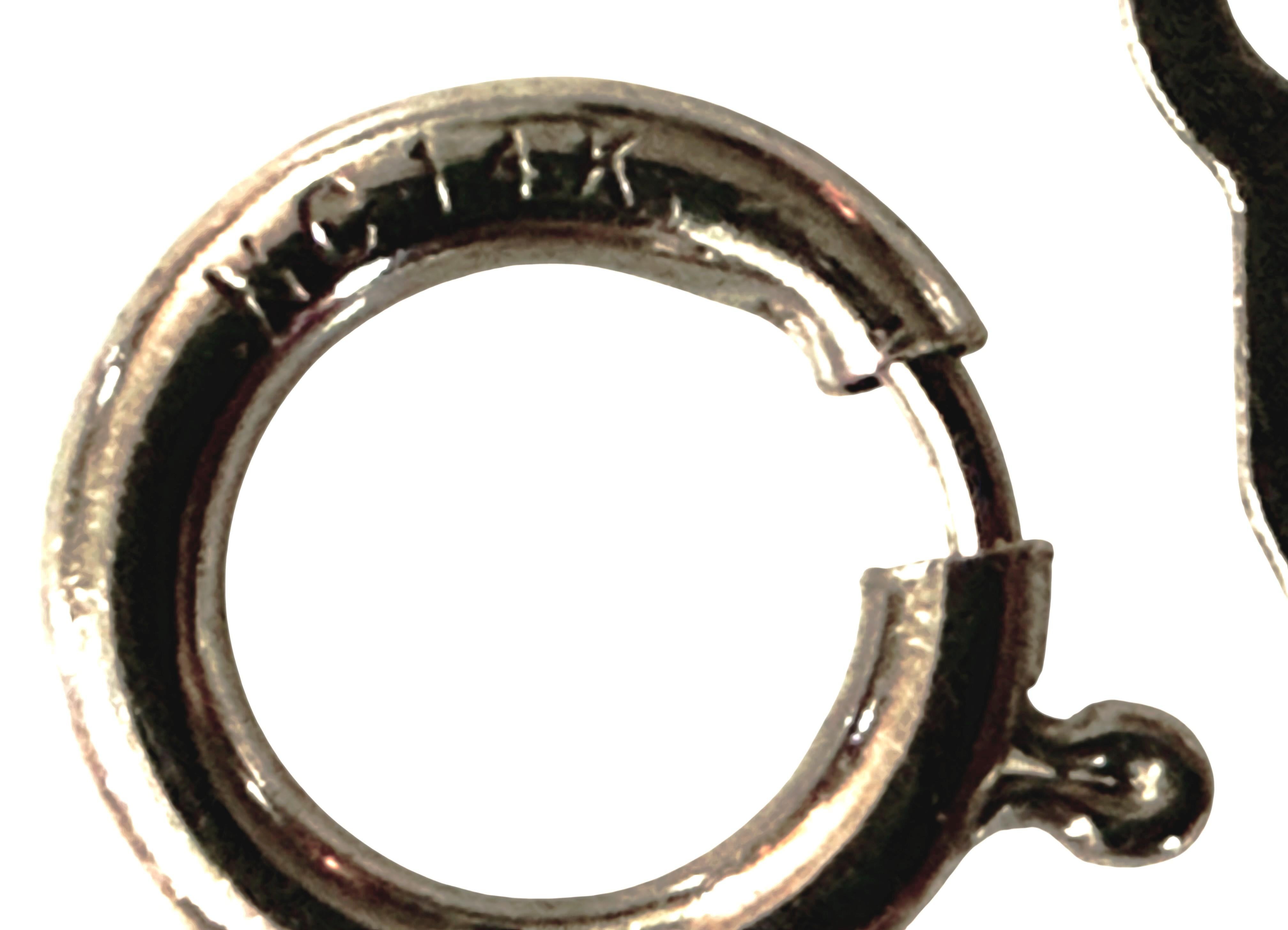 Collana con ciondolo Journey in oro bianco 14k da 0,25 carati e diamanti graduati da 18 pollici in vendita 4