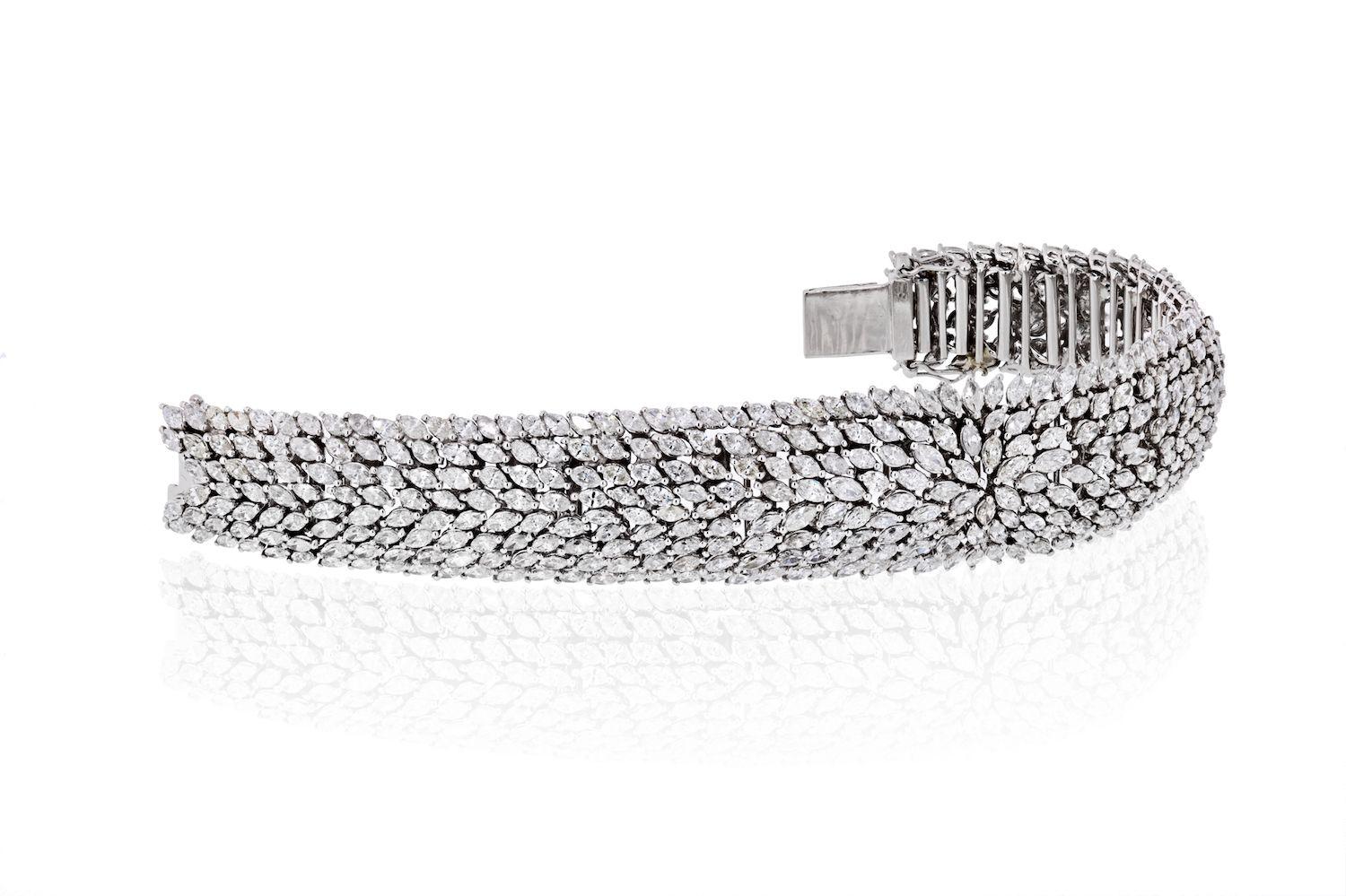 marquise diamond bracelet