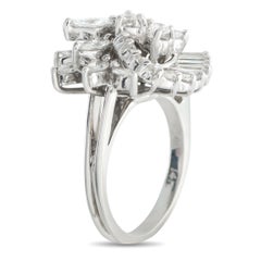14K Weißgold 2,5ct Diamant Ring MF29-030326